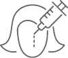 Botox injection icon